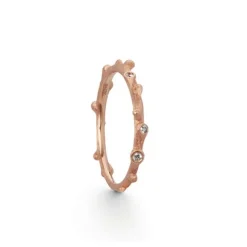 OLE LYNGGAARD COPENHAGEN Ringer>Ring, Nature med diamanter roségull