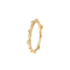 OLE LYNGGAARD COPENHAGEN Ringer>Ring, Nature med diamanter gult gull