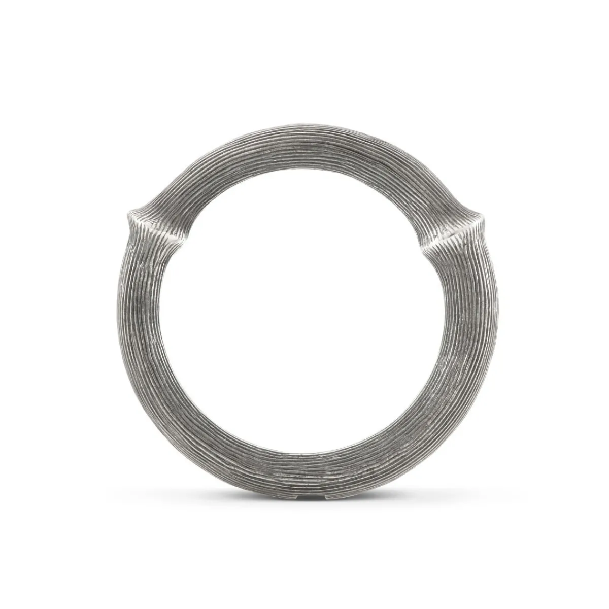 OLE LYNGGAARD COPENHAGEN Ringer>Ring, Nature Nr. 4 Oksidert sølv