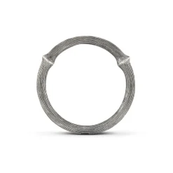 OLE LYNGGAARD COPENHAGEN Ringer>Ring, Nature Nr. 2 Oksidert sølv