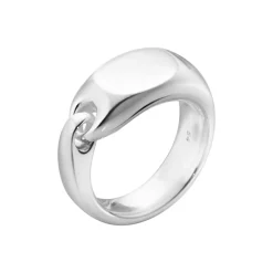 Georg Jensen Herre|Ringer>Ring, Reflect Signet sølv