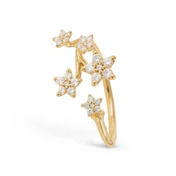 OLE LYNGGAARD COPENHAGEN Ringer>Ring, Shooting Stars pavért - 5 stjerner