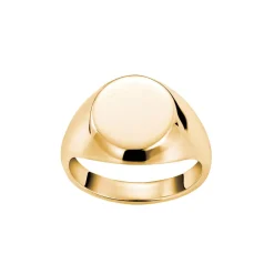 David-Andersen Herre|Ringer>Ring, Signet oval gult gull