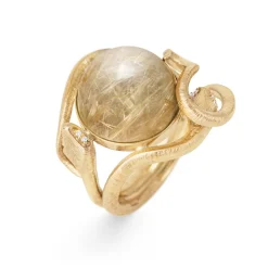 OLE LYNGGAARD COPENHAGEN Ringer>Ring, Snakes Rutilkvarts