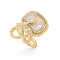 OLE LYNGGAARD COPENHAGEN Ringer>Ring, Snakes Rutilkvarts og diamanter