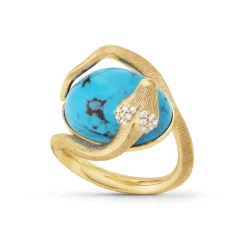 OLE LYNGGAARD COPENHAGEN Ringer>Ring, Snakes Turkis