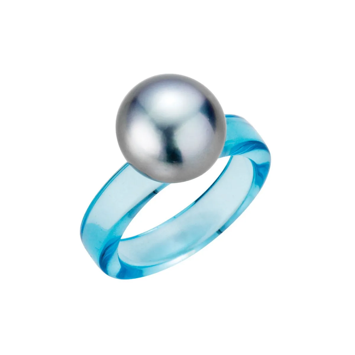 Gellner Ringer>Ring, Tahitiperle Sky Blue