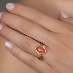 Dulong Ringer>Ring, Vega Karneol liten