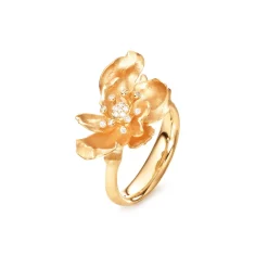 OLE LYNGGAARD COPENHAGEN Ringer>Ring, Wild Rose med diamanter liten