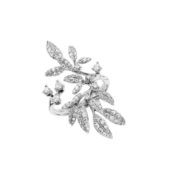 OLE LYNGGAARD COPENHAGEN Ringer>Ring, Winter Frost 1,05 ct stor hvitt gull