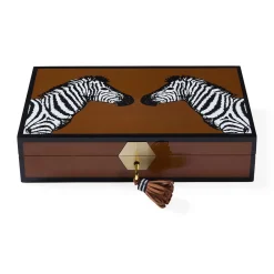Jonathan Adler Smykkeskrin>Smykkeskrin, Zebra Lacquer