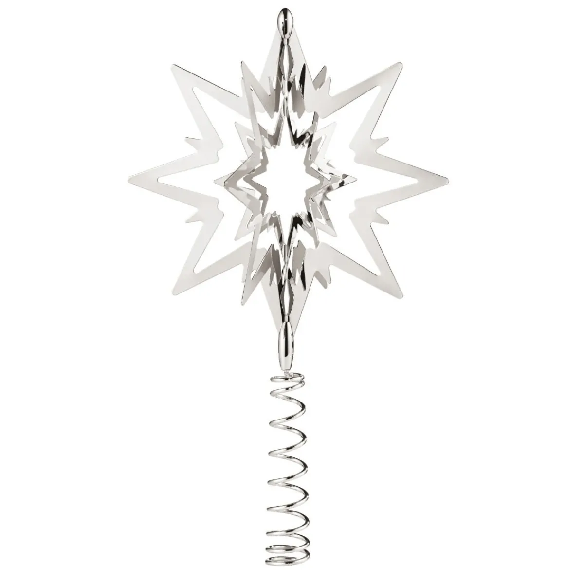 Georg Jensen Home Julepynt>Toppstjerne, Palladiumbelagt medium